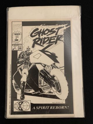 Ghost Rider Covers 1990 Danny Ketch Deathwatch Marvel Signed Artist Proof Set