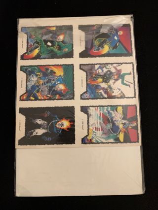 GHOST RIDER Covers 1990 Danny Ketch Deathwatch Marvel Signed Artist Proof Set 2