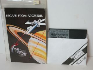 Vintage Apple Ii Game Escape From Arcturus Synergistic 1980
