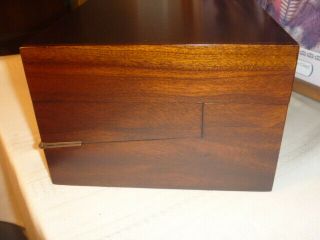 Antique Handmade Solid Mahogany Portable Desk Writing Slope Box,  FROELICH 3