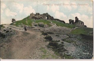 Old Postcard - Summit Of Castell Dinas Bran Llangollen 1907