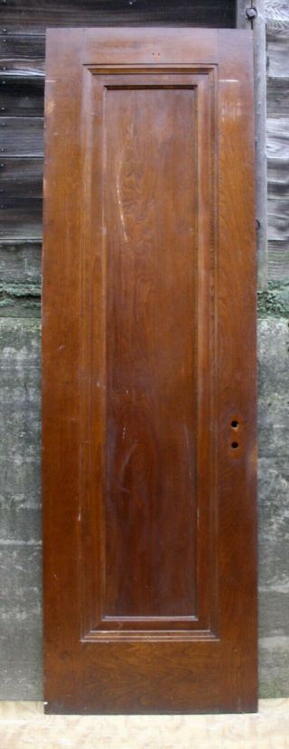 24 " X80 " Antique Vintage Reclaimed Solid Wood Wooden Interior Door Single Panel