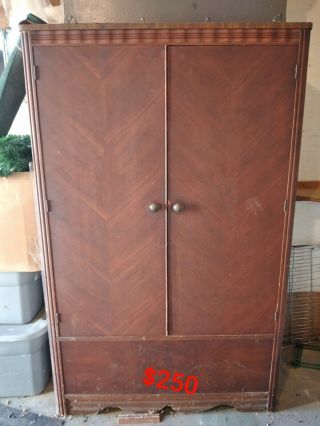 Vintage Cedar Armoire