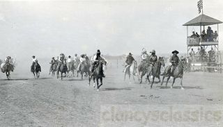 1910 Cheyenne Wyoming Frontier Days Rodeo Indians Cowboys Cowgirls Trick Horse