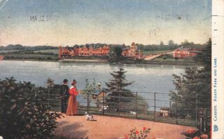 Cardiff - Roath Park & Lake - Posted 1917 An Old Postcard 25216