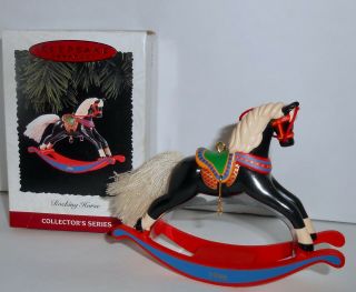 Hallmark Keepsake Christmas Ornament 1993 Rocking Horse Series 13 H15