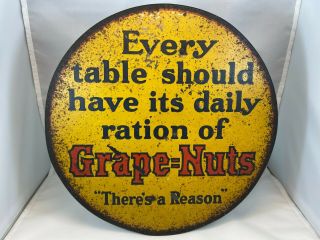 Vintage Grape - Nuts,  Adverting String Holder,  Litho On Metal