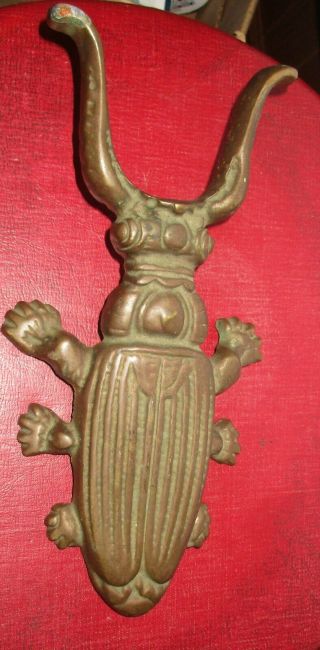 Antique Cast Iron Beetle Bug Boot Jack