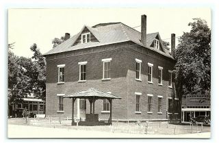 Vintage Postcard Rppc Pineville Court House Mcdonald County Missouri C1