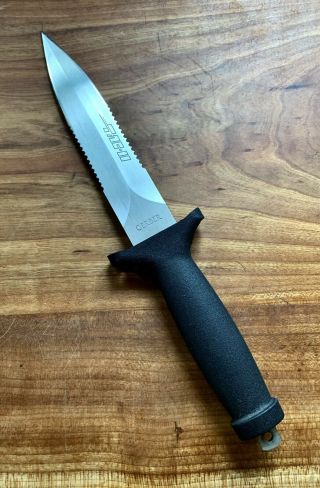 Vintage Gerber Tac - Ii Tactical Combat Knife With Locking Sheath