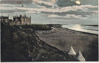 Scarce Old Postcard - The Sands - Marske By The Sea - Yorkshire 1905