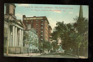 Richmond,  Virginia,  Grace Street,  Old Cathedral,  St.  Paul 