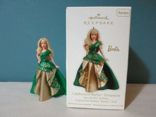 2011 Hallmark Keepsake Barbie Celebration Ornament Series Special Edition