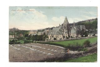 Vintage Postcard Pant Asaph Monastery,  Wales.  Pmk Afonwen 1908