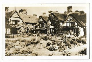 Worcestershire Cropthorne Old House Real Photo Vintage Postcard