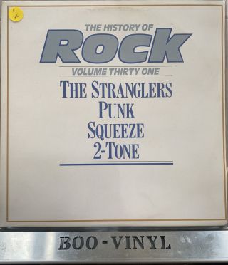 The History Of Rock Vol 31 The Stranglers Punk 2 - Tone D Vinyl Lp Record Ex Con