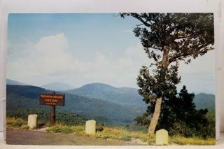 Virginia Va Shenandoah National Park Skyline Drive Thornton Hollow Postcard Old