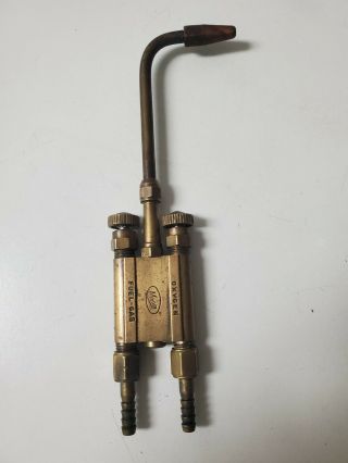 Vtg.  Jeweler Midget Torch,  Oxi.  And Gas.