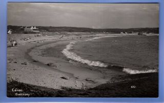 Old Vintage Rp Postcard Size Leree Guernsey Channel Islands