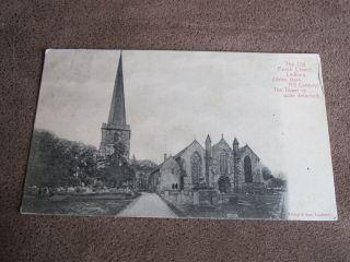1904 Fr Herefordshire Postcard - Old Parish Church - Ledbury