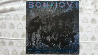 Bon Jovi " Slippery When Wet " Vinyl Lp Records