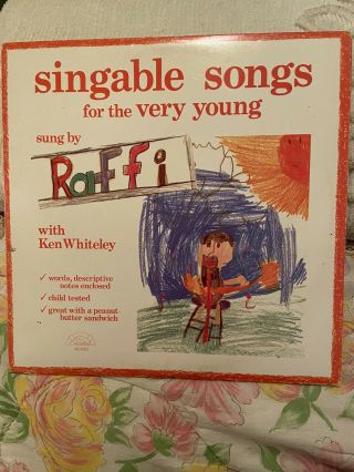 Singable Songs For The Very Young Raffi Ken Whiteley Children’s Vinyl Lp Record