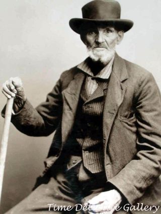Mountain Man / Frontiersman John David Albert - 1895 - Historic Photo Print