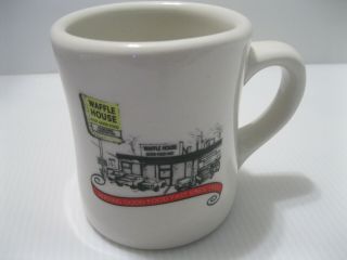 Waffle House Coffee Mug Diner Style Heavy Ceramic Coffee Cup Tuxton 2012