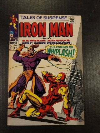 Tales Of Suspense 97 Marvel Comic 1967 Iron Man/whiplash