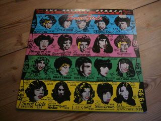 Rolling Stones Some Girls Vinyl Lp Orig 1978 Uncensored Vinyl Nr (e8i 11) Rl