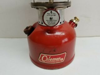 Vintage 6/66 Coleman 200A Lantern Single Mantle Use or Collect w Box 3