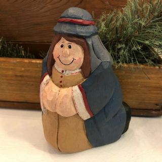 Eddie Walker Midwest Of Cannon Falls Large Christmas Nativity Kneeling Mary 6 "