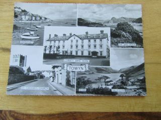 Wales Towyn Real Photo Old Postcard