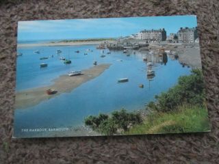 Wales Barmouth The Harbour Old Postcard