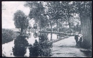 River Ivel,  Biggleswade.  1904 Vintage Postcard.  Uk Postage