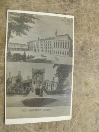 Early Real Photo Postcard - Old & Douai School (song),  Nr Newbury / Reading
