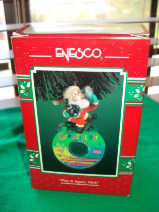 Enesco Treasury Of Christmas Ornament Play It Again,  Nick 1996