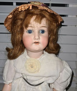 Antique Heubach Koppelsdorf 250 Bisque Head 21 " German Jointed Doll
