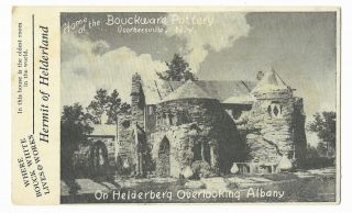 Vintage Postcard Home Of The Bouckware Pottery,  Voorheesville,  N.  Y.