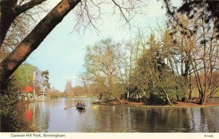 Lovely Rare Vintage Postcard - Cannon Hill Park,  Birmingham - England Unposted.