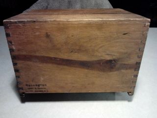 Vintage Wooden Storage Box W/ Sliding Lid {8 1/2 " X 5 1/2 " X 5 1/2 " }