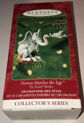 Hallmark Dr Seuss Horton Hatches The Egg Keepsake Christmas Ornaments 2001