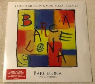 Freddie Mercury & Montserrat Caballe Barcelona Sp.  Edt.  Vinyl/new/sealed