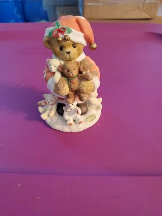 Cherished Teddies Stewart Santa Series 2003 Christmas Figurine