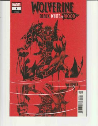 Wolverine Black White And Blood 1:50 Error Variant