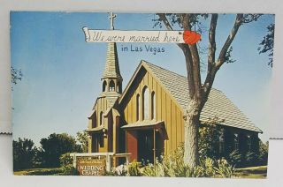 Little Church Of The West Wedding Chapel Las Vegas Nevada Vintage Postcard