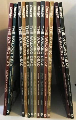 Complete Set of 1 - 13 The Walking Dead Paperback Graphic Novels – Robert Kirkman 2