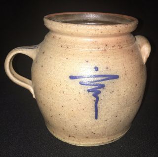 Buffalo Pottery Co Salt Glazed Stoneware Crock Pot 1988