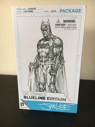 Sdcc 2015 Exclusive Dc Comics Jim Lee Blueline Edition Batman Figure Nib