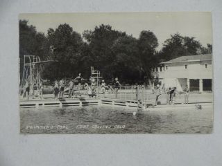 Vintage Postcard Swimming Pool Fort Collins Co Usa Unposted